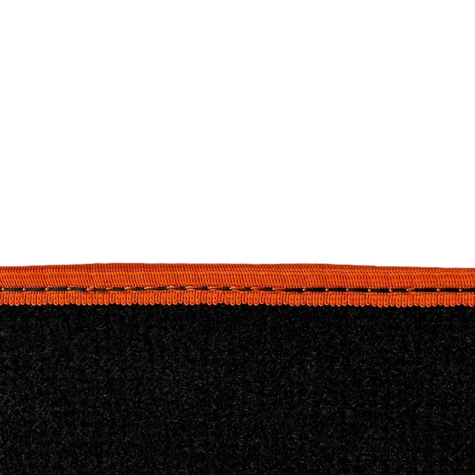 Black Mats For BMW X3 - E83 SUV | Orange Trim - AutoWin