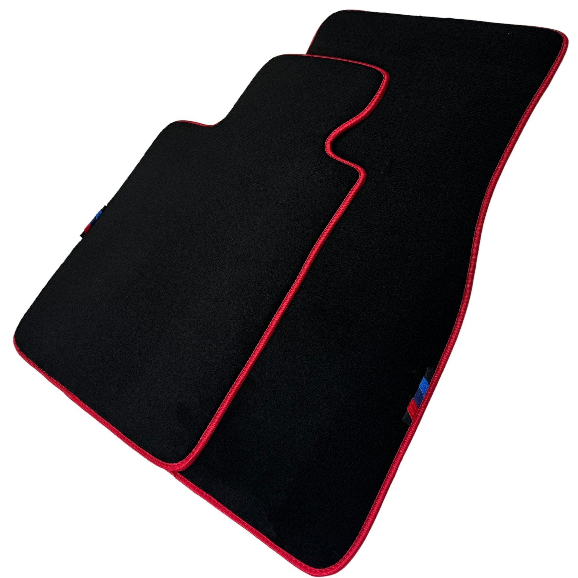 Black Mats For BMW X3 - E83 SUV | Red Trim - AutoWin