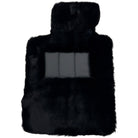 Black Sheepskin Floor Floor Mats For BMW 4 Series F33 - AutoWin