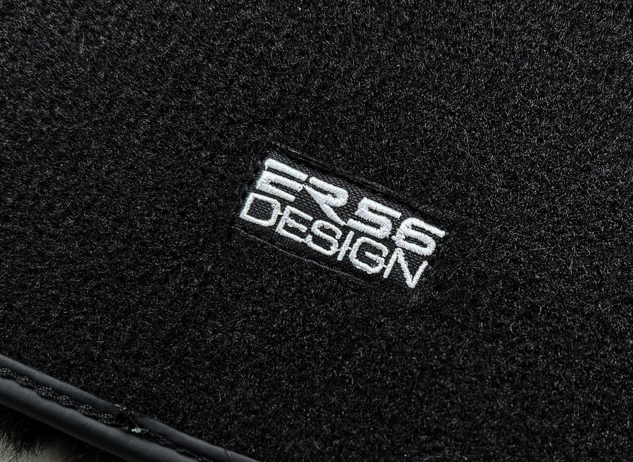 Black Sheepskin Floor Floor Mats For BMW 7 Series E66 - AutoWin