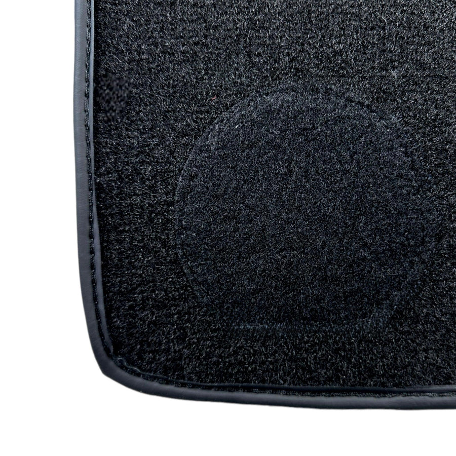 Black Sheepskin Floor Floor Mats For BMW 7 Series E66 - AutoWin