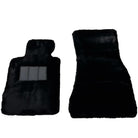 Black Sheepskin Floor Mats For BMW 2 Series G42 2-door Coupe - AutoWin