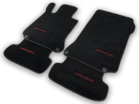 Black Sheepskin Floor Mats For Mercedes Benz GLE-Class V167 Allrounder - 5 Seats (2019-2023) | ER56 Design - AutoWin