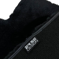 Black Sheepskin Floor Mats For Mercedes Benz R-Class W251 (2005-2013) Short Wheelbase | ER56 Design - AutoWin