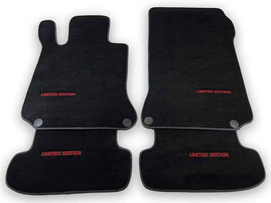 Black Sheepskin Floor Mats For Mercedes Benz S-Class X222 Maybach (2015-2021) | ER56 Design - AutoWin