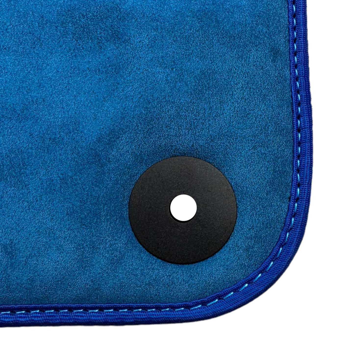 Blue Floor Mats For Bentley Mulsanne (2010-2020) with Alcantara Leather - AutoWin