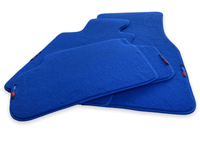 Blue Floor Mats For BMW 3 Series E46 Coupe With M Package - AutoWin