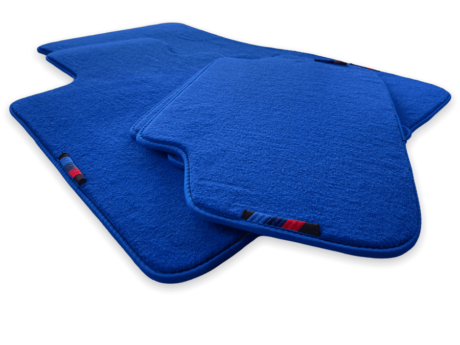 Blue Floor Mats for BMW iX (2022-2024) with M Package - AutoWin