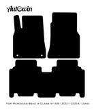 Blue Floor Mats For Mercedes Benz A-Class W168 (2001-2004) | Limited Edition - AutoWin