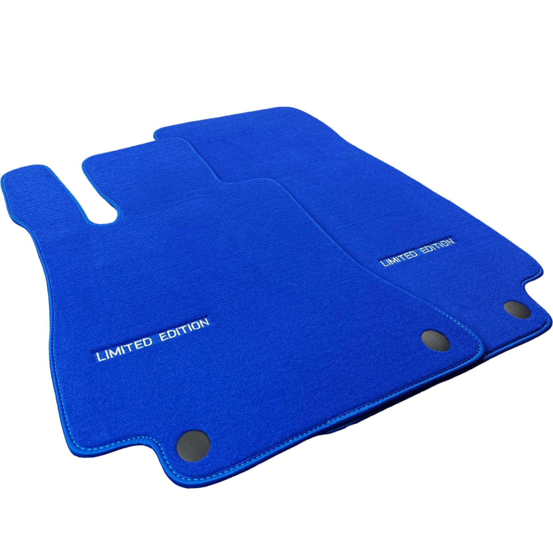 Blue Floor Mats For Mercedes Benz C-Class W203 Sedan 4Matic (2000-2007) | Limited Edition - AutoWin