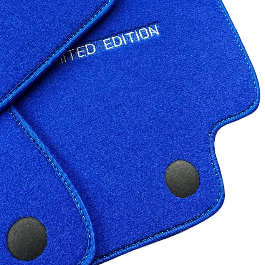 Blue Floor Mats For Mercedes Benz E-Class A238 Convertible (2017-2023) | Limited Edition - AutoWin