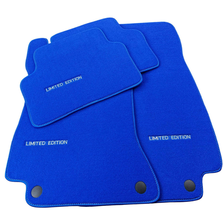 Blue Floor Mats For Mercedes Benz S-Class W220 (1998-2005) Short Wheelbase | Limited Edition - AutoWin