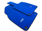 Blue Floor Mats for Porsche 718 Boxster 2016-2023 ER56 Design - AutoWin