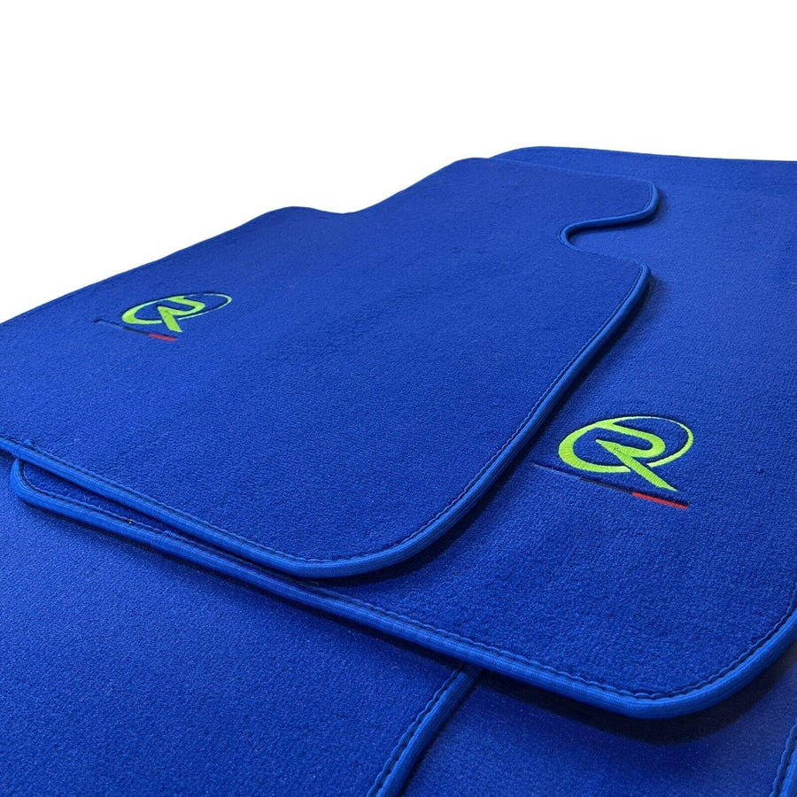 Blue Mats For BMW M3 4-door E90 Tailored Set Perfect Fit - AutoWin