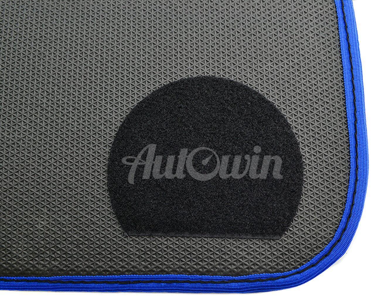 Blue Mats For BMW M5 E34 With M Package - AutoWin