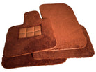 Brown Sheepskin Floor Mats For Bentley Mulsanne (2010-2020) Er56 Design Brand - AutoWin
