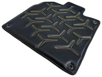 Carbon Leather Floor Mats for Lamborghini Aventador SV - AutoWin