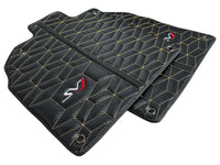 Carbon Leather Floor Mats for Lamborghini Aventador SVJ Limited Edition - AutoWin