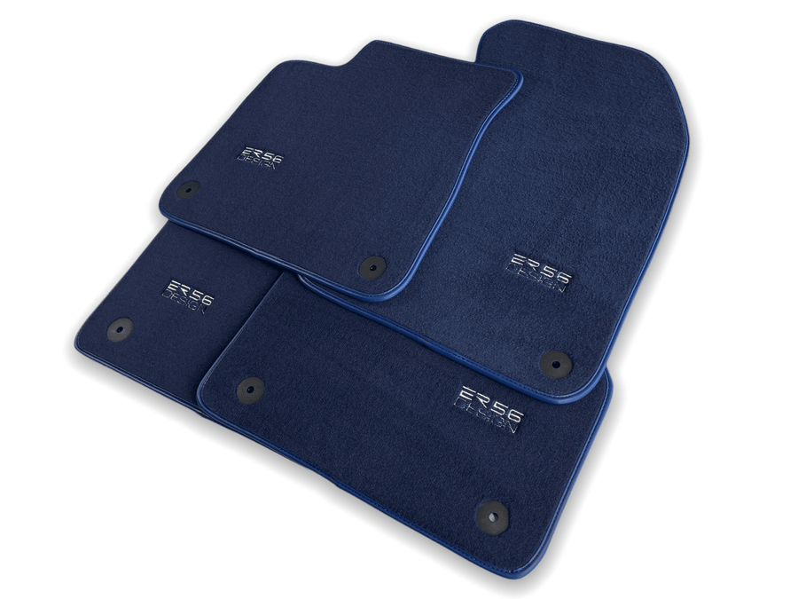 Dark Blue Floor Mats for Audi A3 - 5-door Sedan (2021 - 2024) | ER56 Design - AutoWin