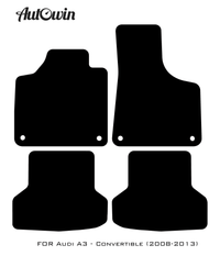 Dark Blue Floor Mats for Audi A3 - Convertible (2008-2013) | ER56 Design - AutoWin