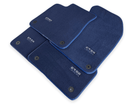 Dark Blue Floor Mats for Audi A4 - B8 Sedan (2008-2015) | ER56 Design - AutoWin