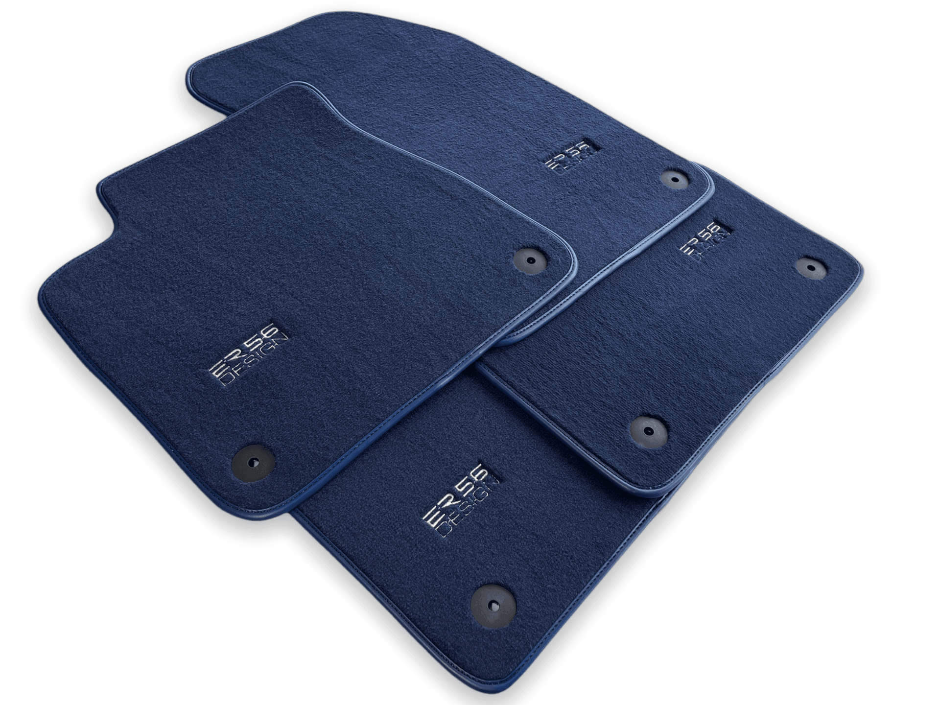 Dark Blue Floor Mats for Audi A5 - F57 Sportback (2020-2023) | ER56 Design - AutoWin