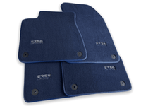 Dark Blue Floor Mats for Audi A6 - C6 Sedan Long (2004-2008) | ER56 Design - AutoWin