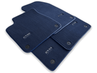 Dark Blue Floor Mats for Audi A6 - C6 Sedan Long (2004-2008) | ER56 Design - AutoWin