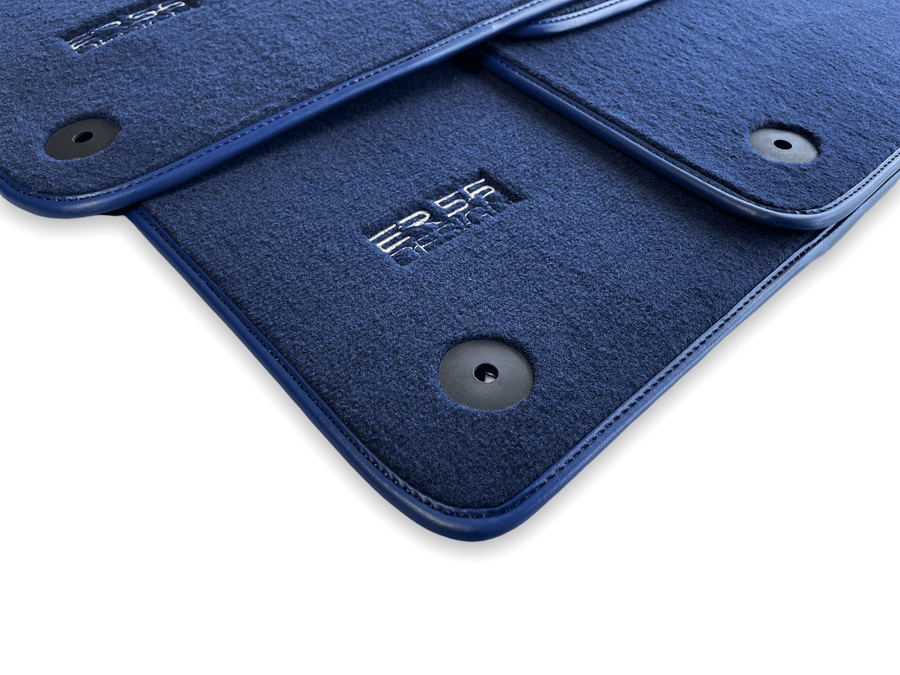 Dark Blue Floor Mats for Audi Q4 E-tron (2021-2024) | ER56 Design - AutoWin