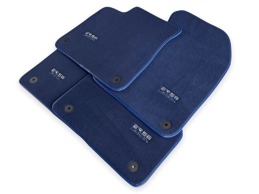 Dark Blue Floor Mats for Audi Q4 E-tron (2021-2024) | ER56 Design - AutoWin