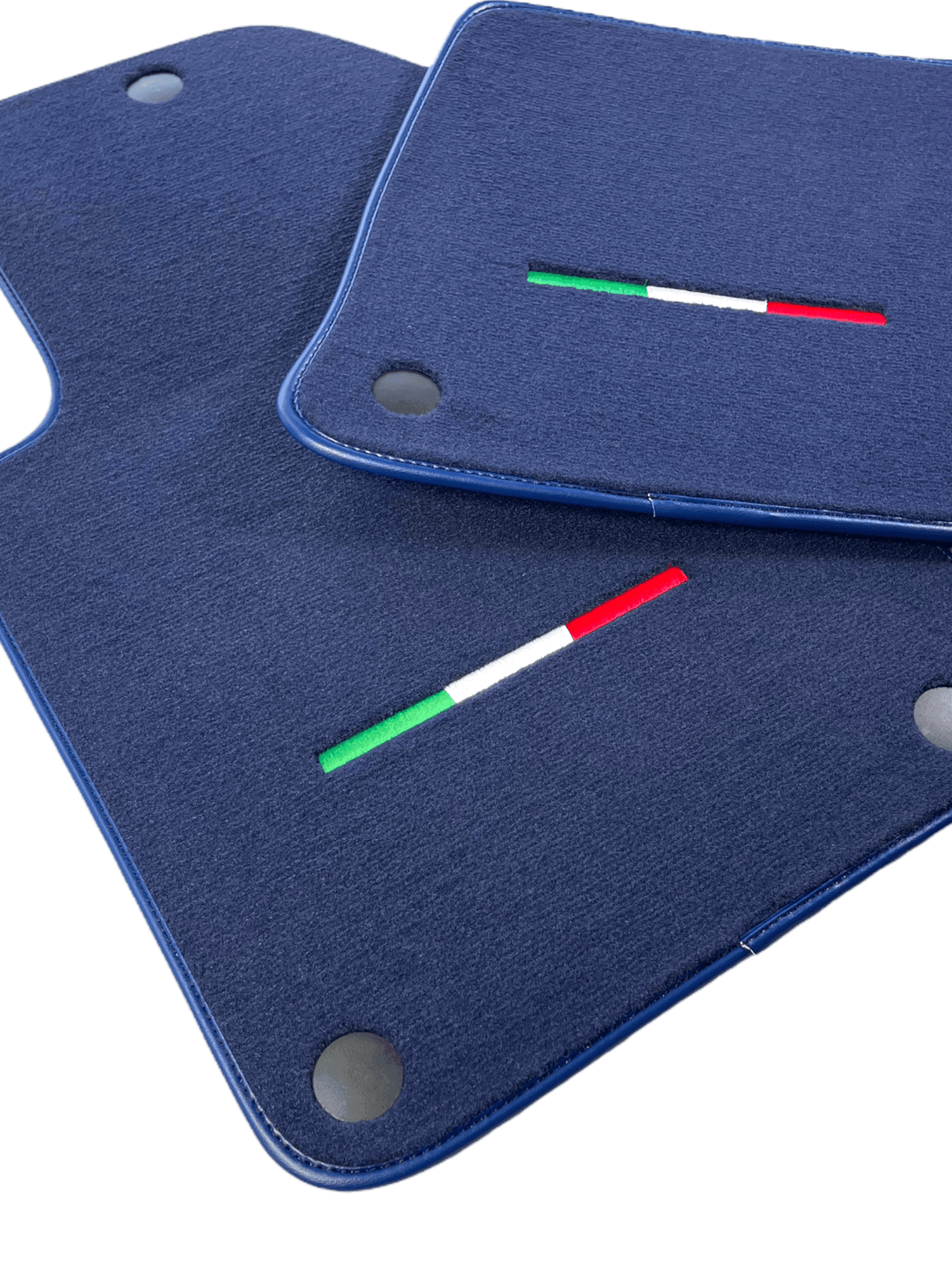 Dark Blue Floor Mats For Ferrari 599 Coupe 2006-2012 Italian Edition - AutoWin