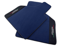 Dark Blue Floor Mats for Lamborghini Diablo 1990-2001 With Alcantara Leather - AutoWin