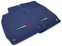 Dark Blue Floor Mats For Maserati Quattroporte IT Edition - AutoWin