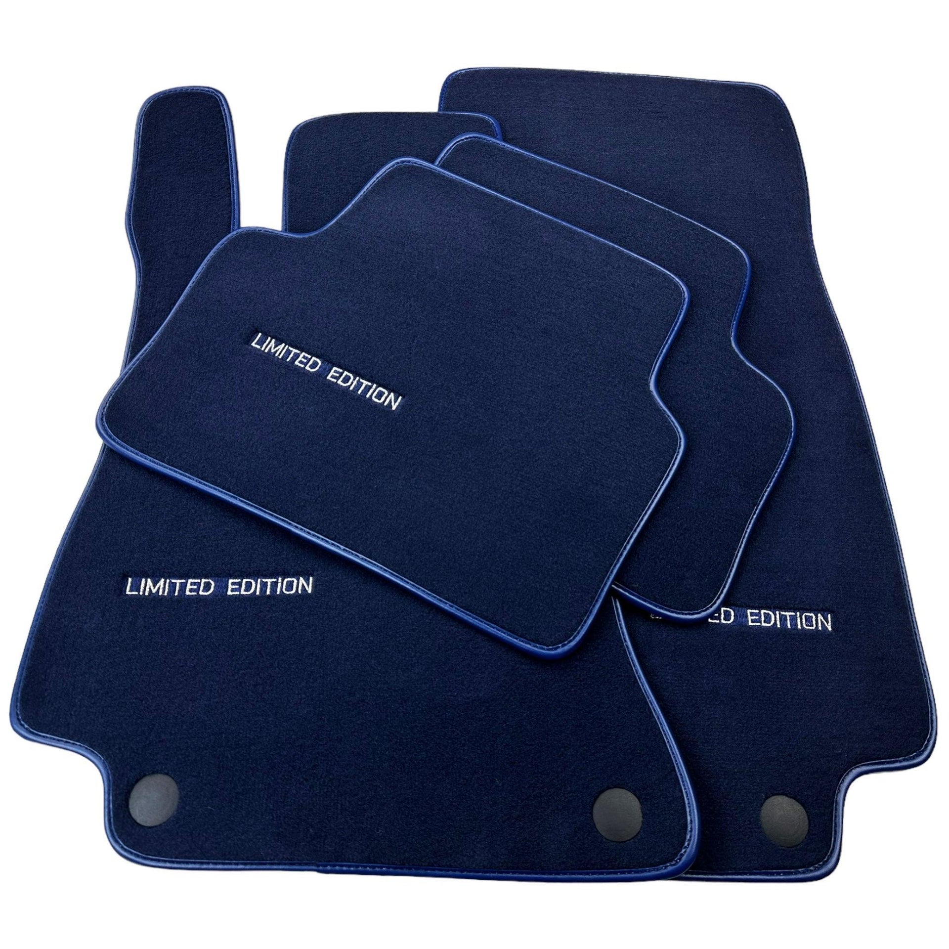 Dark Blue Floor Mats For Mercedes Benz B-Class W246 4Matic (2011-2019) | Limited Edition - AutoWin