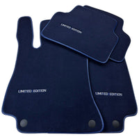 Dark Blue Floor Mats For Mercedes Benz C-Class CL203 Coupe (2000-2008) | Limited Edition - AutoWin