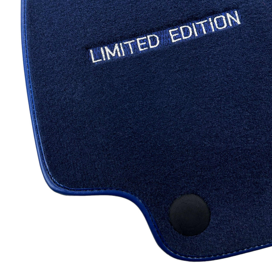 Dark Blue Floor Mats For Mercedes Benz E-Class A238 Convertible (2017-2023) | Limited Edition - AutoWin