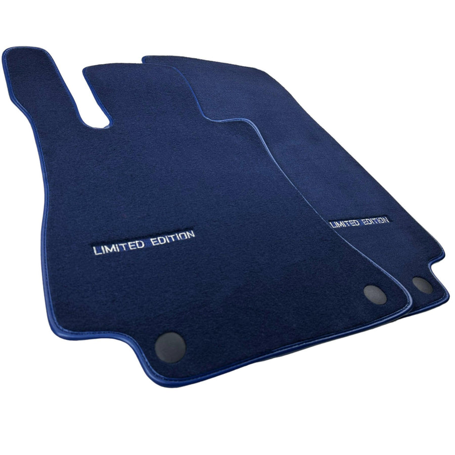 Dark Blue Floor Mats For Mercedes Benz E-Class A238 Convertible (2017-2023) | Limited Edition - AutoWin