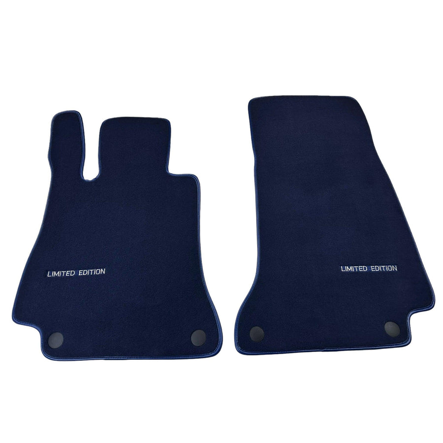 Dark Blue Floor Mats For Mercedes Benz E-Class A238 Convertible (2017-2023) | Limited Edition - AutoWin