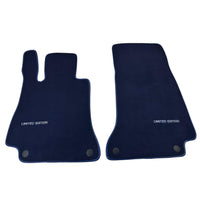 Dark Blue Floor Mats For Mercedes Benz E-Class C207 Coupe Facelift (2013-2017) | Limited Edition - AutoWin