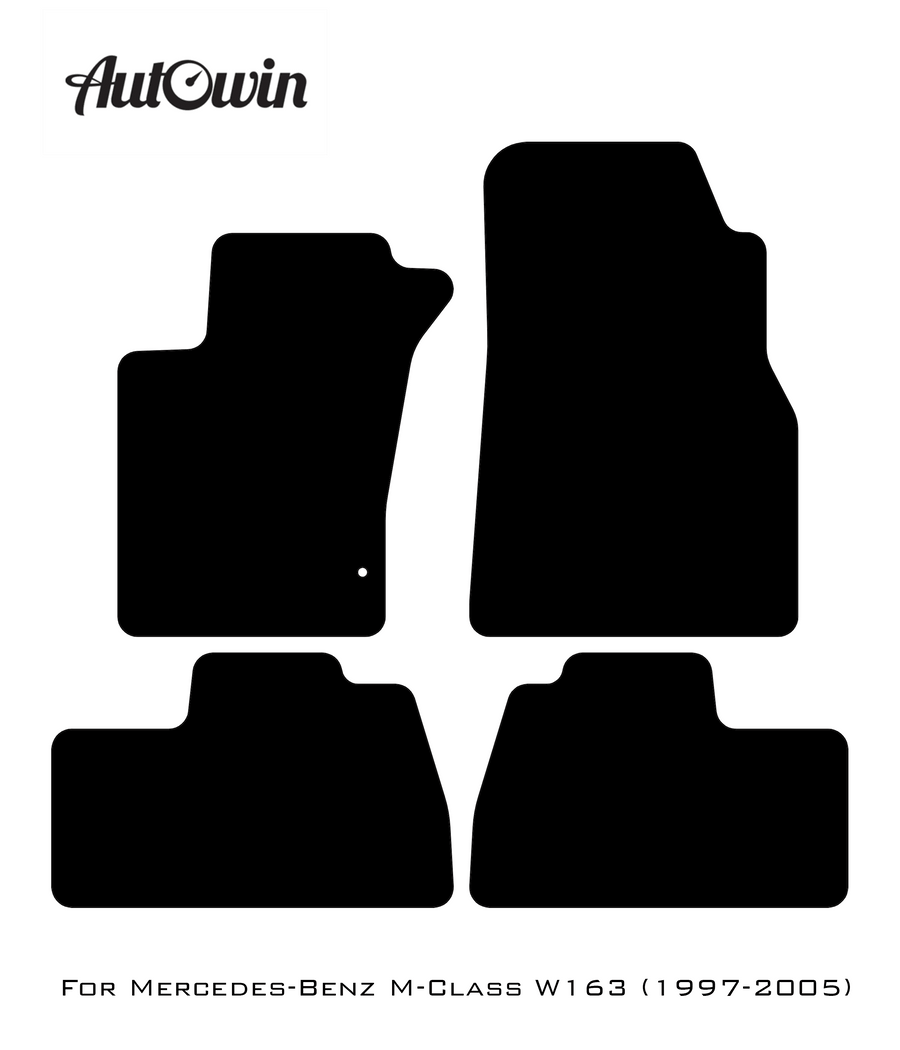Dark Blue Floor Mats For Mercedes Benz M-Class W163 (1997-2005) | Limited Edition - AutoWin