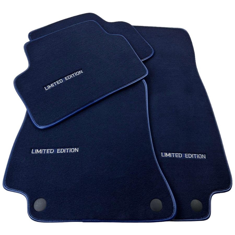 Dark Blue Floor Mats For Mercedes Benz S-Class A217 Convertible (2014-2023) | Limited Edition - AutoWin