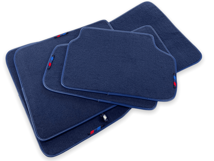 Dark Blue Mats For BMW 3 Series E91 5-door Touring With M Package - AutoWin