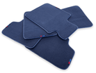 Dark Blue Mats For BMW 5 Series E28 Sedan With M Package - AutoWin