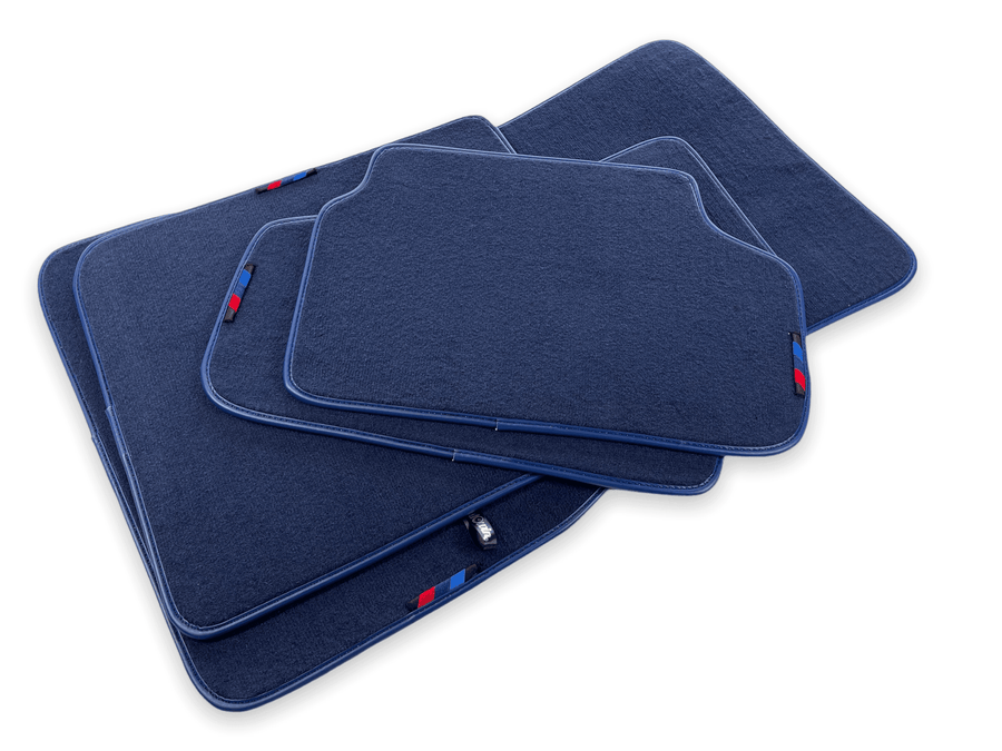 Dark Blue Mats For BMW M5 E60 With M Package - AutoWin