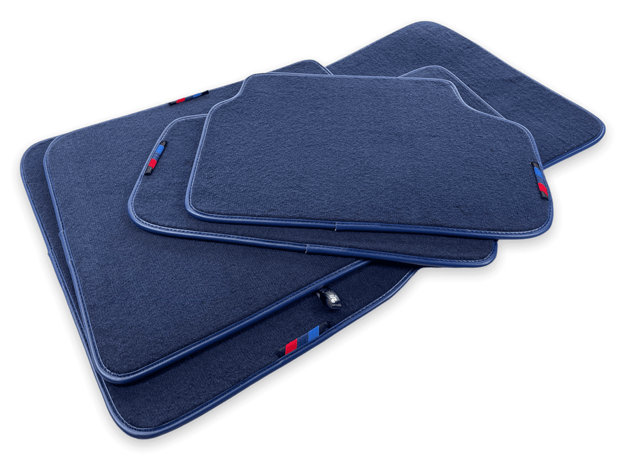 Dark Blue Mats For BMW M5 E60 With M Package - AutoWin