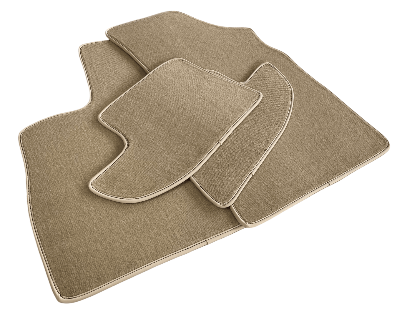 Floor Mats For Bentley Continental GT 2003–2011 Beige - AutoWin