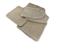 Floor Mats For Bentley Continental GT Beige Luxury Quality 2003–2011 - AutoWin