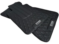 Floor Mats For BMW 1 Series E82 Black Leather Er56 Design - AutoWin