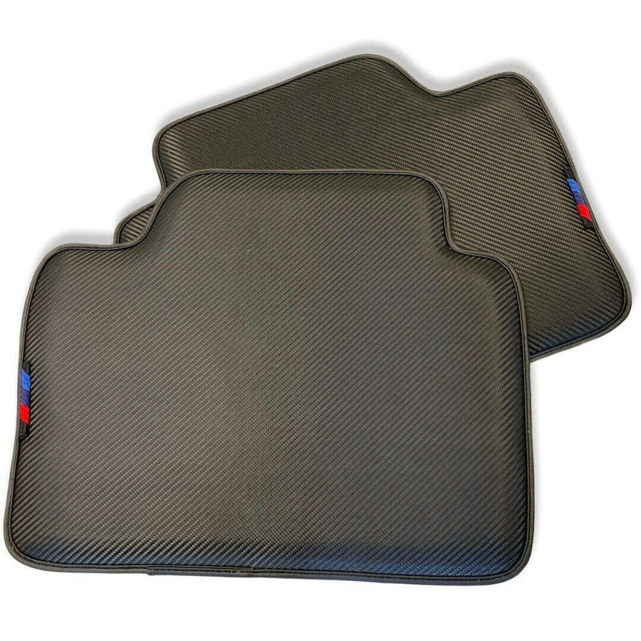Floor Mats For BMW 3 Series E30 4-doors Sedan Autowin Brand Carbon Fiber Leather - AutoWin
