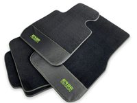 Floor Mats For BMW 3 Series E46 4-door Sedan Carbon Leather Er56 Design - AutoWin